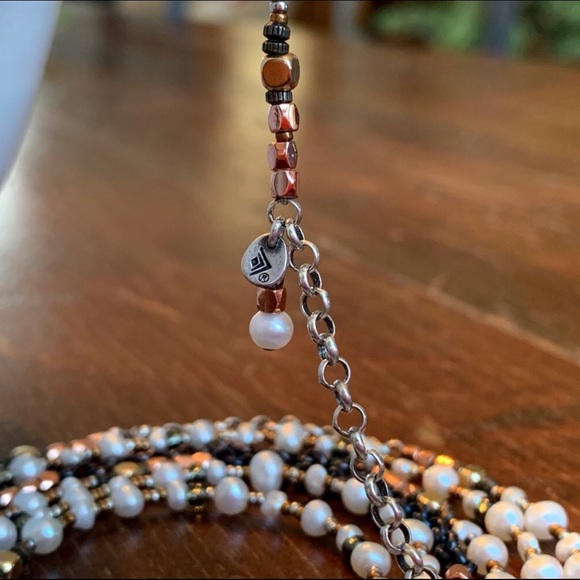 Silpada Pearl & Mixed Metal Necklace - Picture 5 of 5